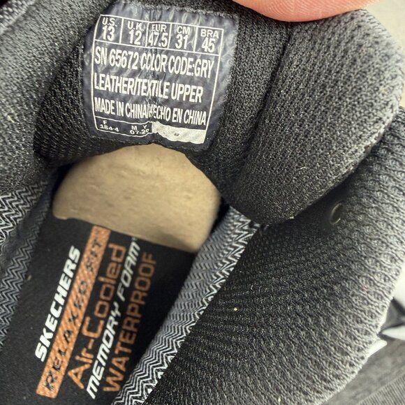 Skechers Men's Trego Pacifico Waterproof Hiking Boots size 13 Relaxed Fit Air-Co - Picture 8 of 11